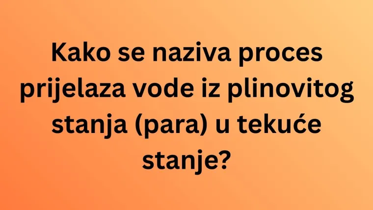 Znate li ba&scaron; sve o vodi? Pazite jer su pitanja dosta zahtjevna i lako se poskliznuti