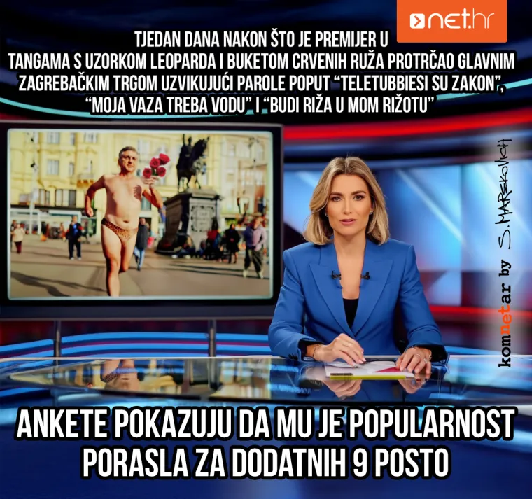 Plenković na kauču prati rukometa&scaron;e, a kad je Dabro zapjevao, inspiracije nije manjkalo