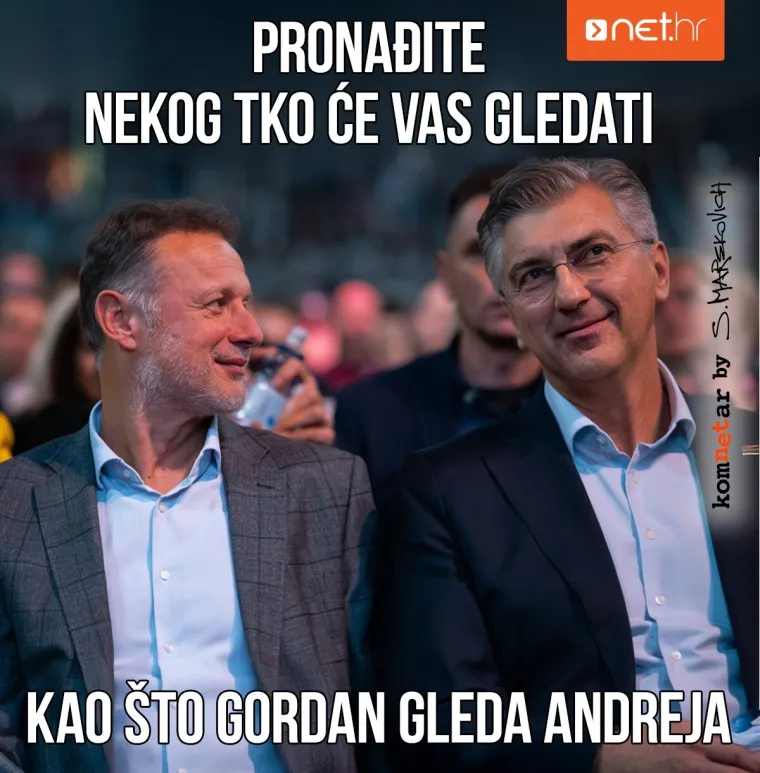Plenković na kauču prati rukometa&scaron;e, a kad je Dabro zapjevao, inspiracije nije manjkalo