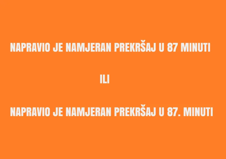 Obilježavamo Svjetski dan gramatike, da vidimo možete li rje&scaron;iti toćno ovaj kviz