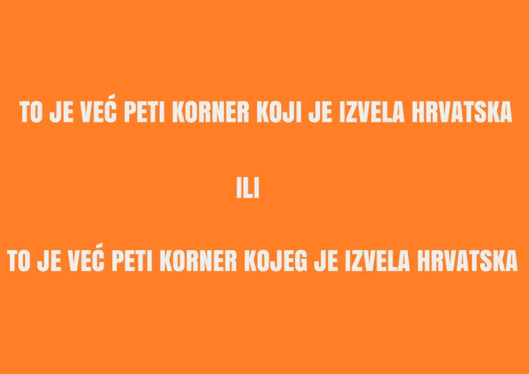 Obilježavamo Svjetski dan gramatike, da vidimo možete li rje&scaron;iti toćno ovaj kviz