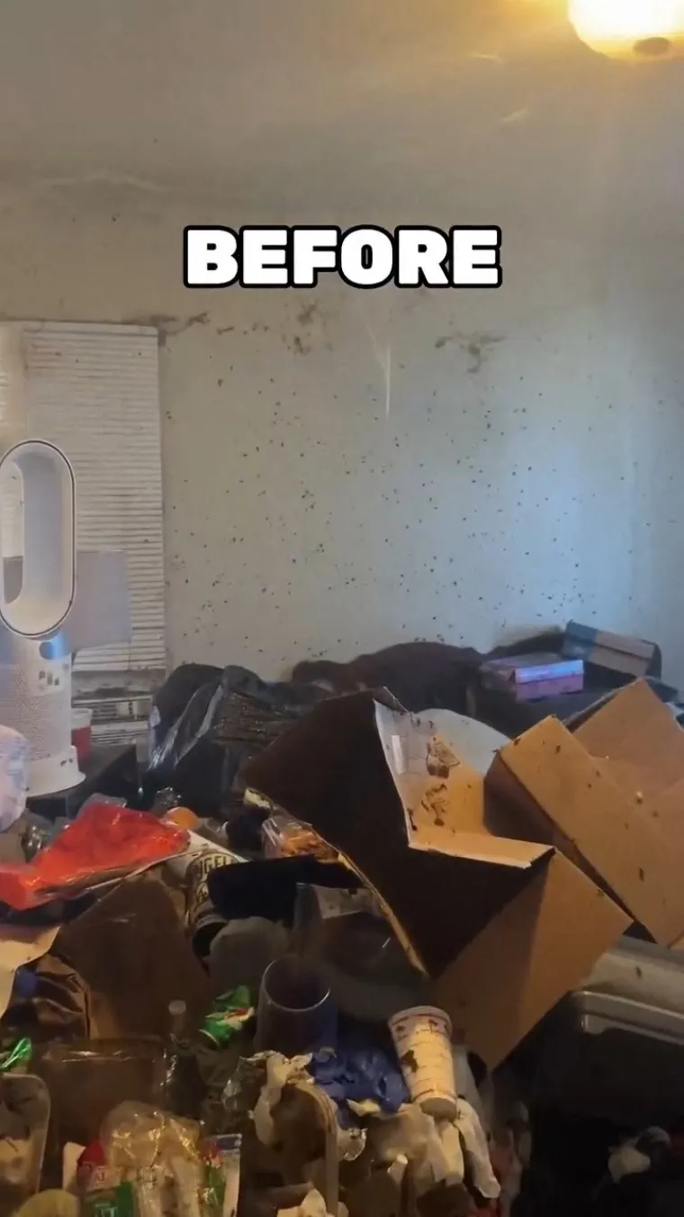 Mladi čistač od prostorija natrpanih smećem do stropa stvara čuda: Rezultati su impresivni