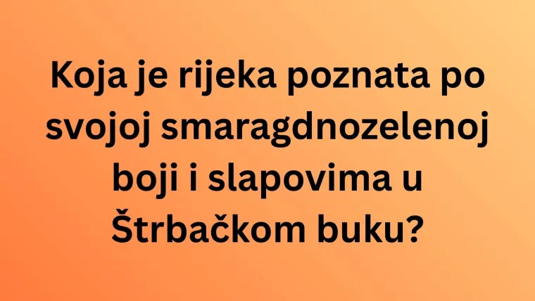 Dokaži da nisi pao s Marsa i da dobro poznaje&scaron; susjednu nam zemlju, Bosnu i Hercegovinu