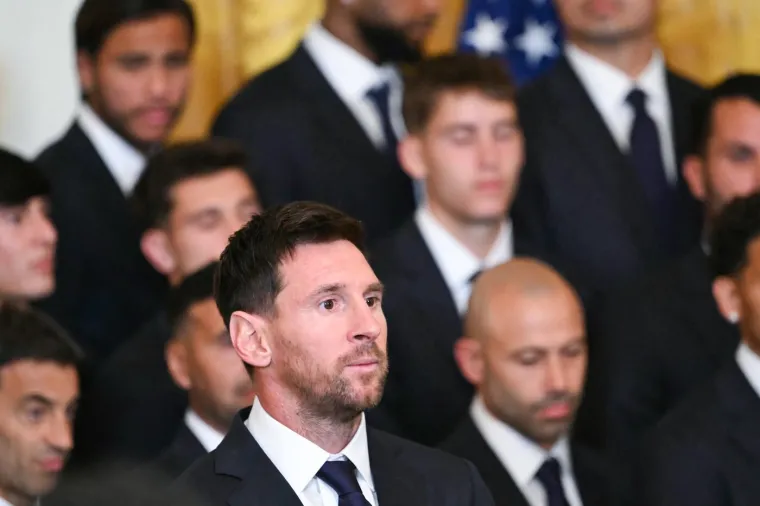 Ovo morate vidjeti! Messi posjetio Trumpa u Bijeloj kući: Neki izrazi lica su komični