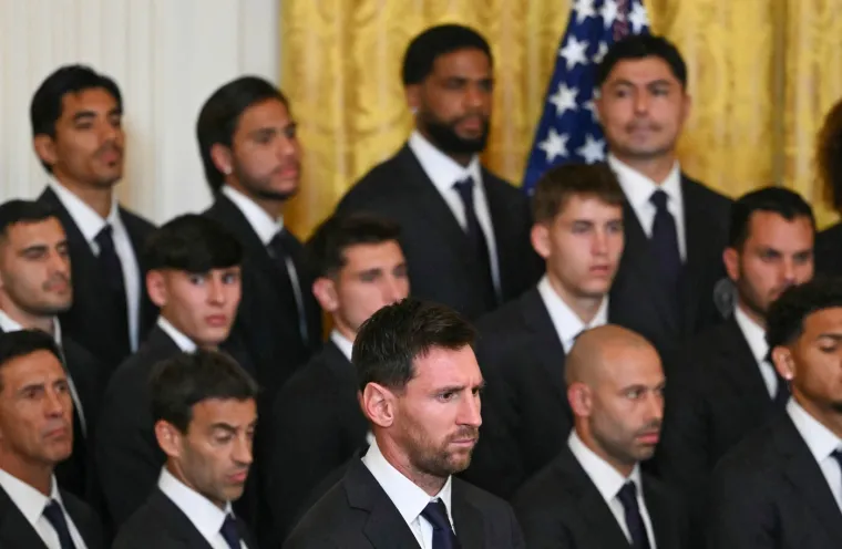 Ovo morate vidjeti! Messi posjetio Trumpa u Bijeloj kući: Neki izrazi lica su komični