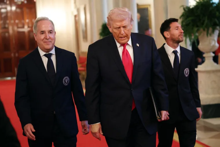 Ovo morate vidjeti! Messi posjetio Trumpa u Bijeloj kući: Neki izrazi lica su komični