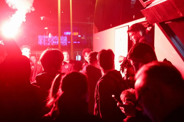 Simpatizeri Dinama dočekali igrače nakon velike pobjede na Poljudu