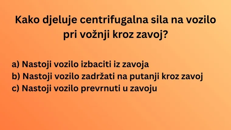 Svaki vozač mora imati sve točne odgovore na najlak&scaron;im pitanjima iz prometnih propisa