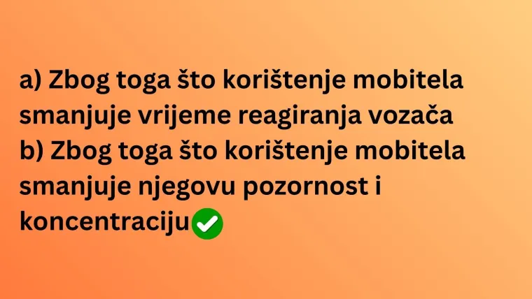 Svaki vozač mora imati sve točne odgovore na najlak&scaron;im pitanjima iz prometnih propisa
