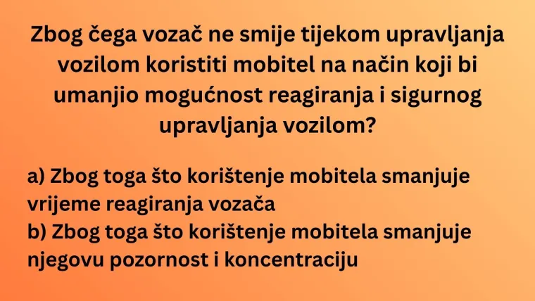 Svaki vozač mora imati sve točne odgovore na najlak&scaron;im pitanjima iz prometnih propisa