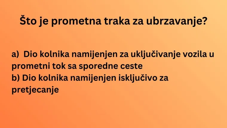 Svaki vozač mora imati sve točne odgovore na najlak&scaron;im pitanjima iz prometnih propisa