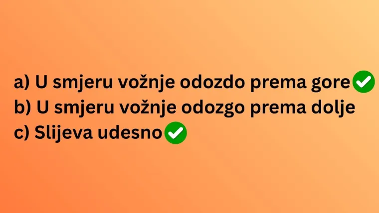 Svaki vozač mora imati sve točne odgovore na najlak&scaron;im pitanjima iz prometnih propisa