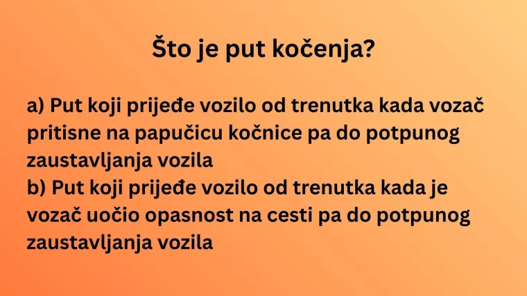 Svaki vozač mora imati sve točne odgovore na najlak&scaron;im pitanjima iz prometnih propisa