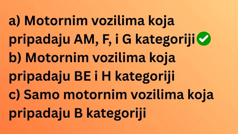 Svaki vozač mora imati sve točne odgovore na najlak&scaron;im pitanjima iz prometnih propisa