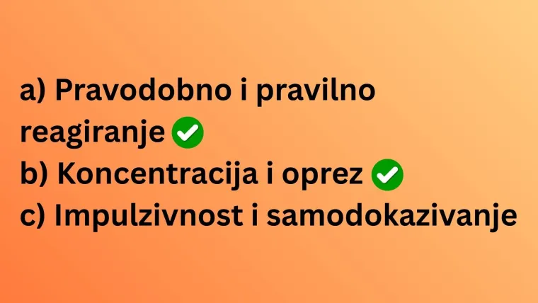 Svaki vozač mora imati sve točne odgovore na najlak&scaron;im pitanjima iz prometnih propisa