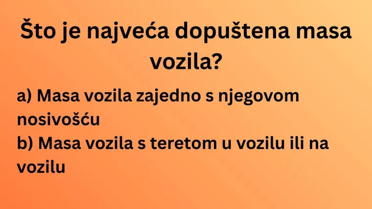 Svaki vozač mora imati sve točne odgovore na najlak&scaron;im pitanjima iz prometnih propisa