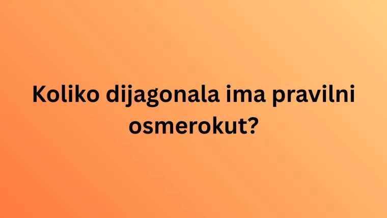 Ako misli&scaron; da zna&scaron; matematiku, oku&scaron;aj se na te&scaron;kim pitanjima, ali pazi jer se lako poskliznuti