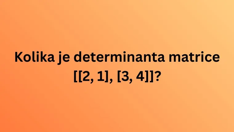 Ako misli&scaron; da zna&scaron; matematiku, oku&scaron;aj se na te&scaron;kim pitanjima, ali pazi jer se lako poskliznuti
