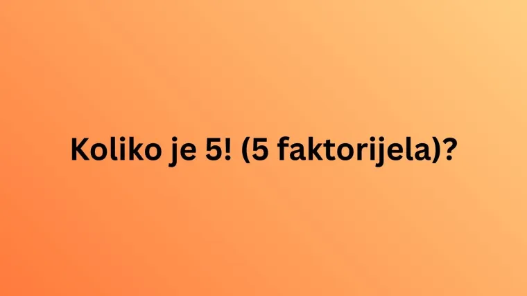 Ako misli&scaron; da zna&scaron; matematiku, oku&scaron;aj se na te&scaron;kim pitanjima, ali pazi jer se lako poskliznuti