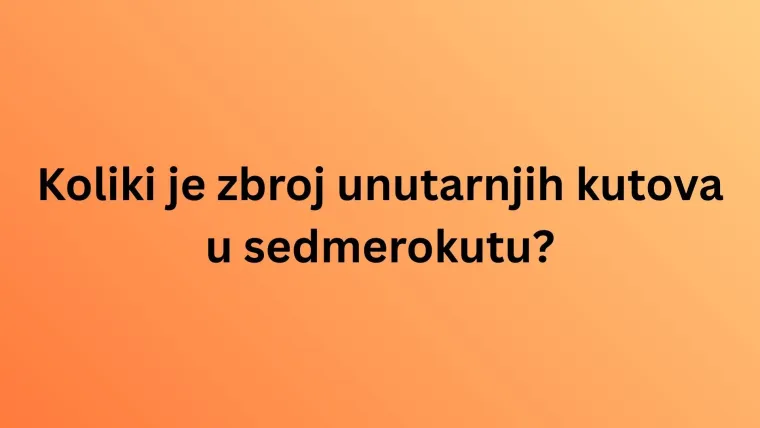 Ako misli&scaron; da zna&scaron; matematiku, oku&scaron;aj se na te&scaron;kim pitanjima, ali pazi jer se lako poskliznuti