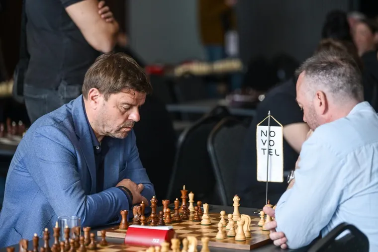 Otvoren memorijalni i dobrotvorni &scaron;ahovski turnir Sanjin &Scaron;panović, Boban zaigrao protiv Milanovića