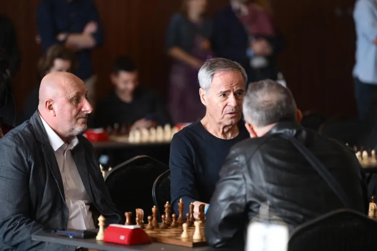 Otvoren memorijalni i dobrotvorni &scaron;ahovski turnir Sanjin &Scaron;panović, Boban zaigrao protiv Milanovića