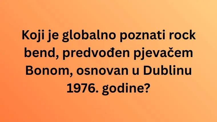 Oku&scaron;aj znanje na pitanjima o Irskoj, ali pazi jer nisu lagana kao &scaron;to misli&scaron;
