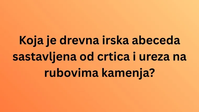 Oku&scaron;aj znanje na pitanjima o Irskoj, ali pazi jer nisu lagana kao &scaron;to misli&scaron;