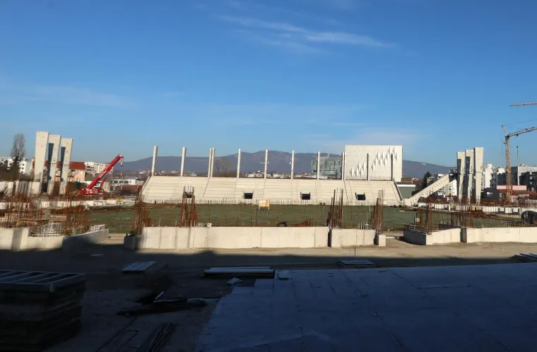 Niče krov na stadionu u Kranjčevićevoj! Ovako nastaje najmoderniji stadion u Hrvatskoj