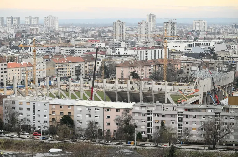Niče krov na stadionu u Kranjčevićevoj! Ovako nastaje najmoderniji stadion u Hrvatskoj
