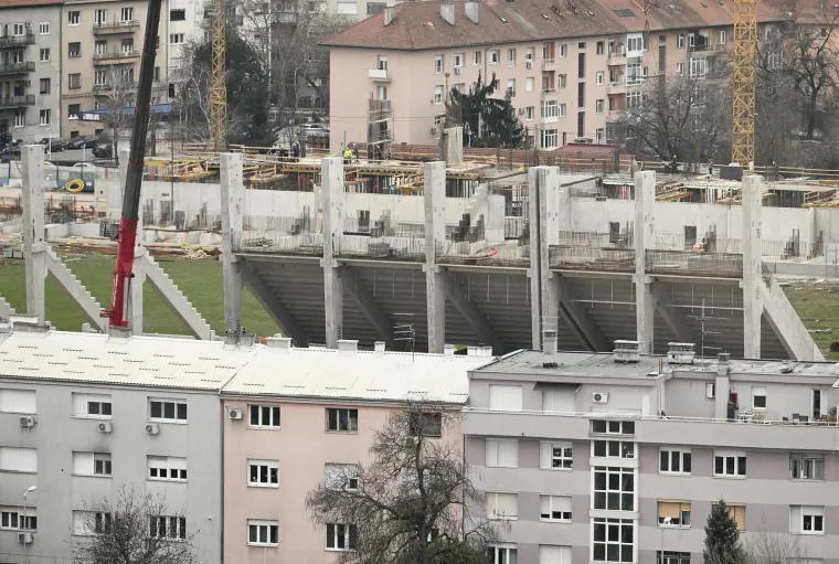 Niče krov na stadionu u Kranjčevićevoj! Ovako nastaje najmoderniji stadion u Hrvatskoj