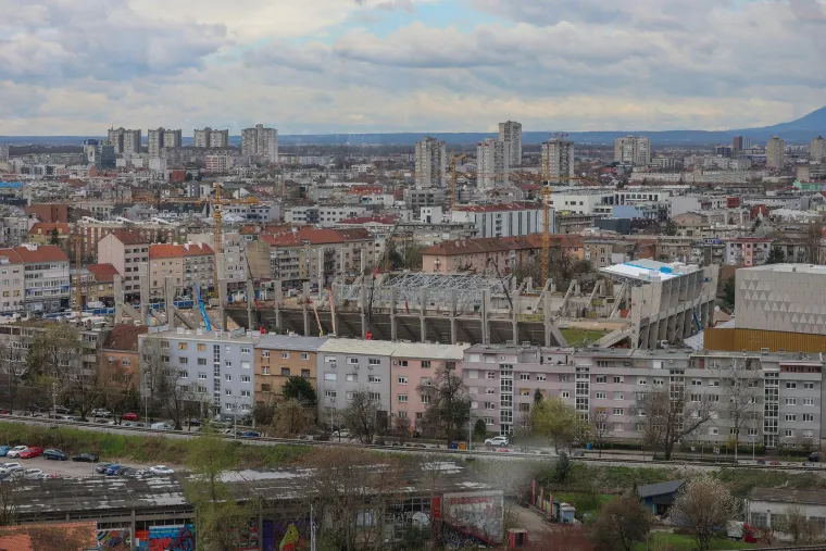Niče krov na stadionu u Kranjčevićevoj! Ovako nastaje najmoderniji stadion u Hrvatskoj