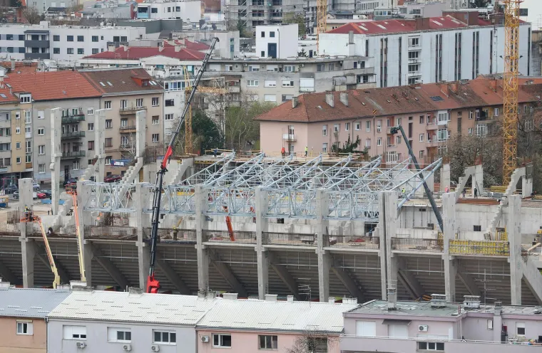 Niče krov na stadionu u Kranjčevićevoj! Ovako nastaje najmoderniji stadion u Hrvatskoj