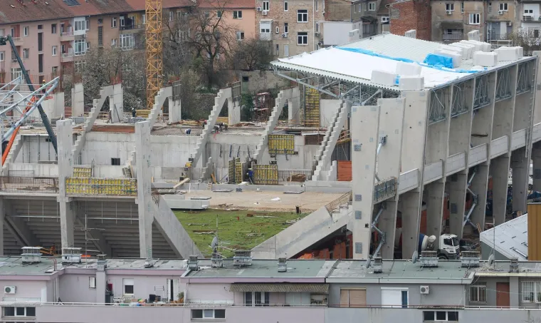 Niče krov na stadionu u Kranjčevićevoj! Ovako nastaje najmoderniji stadion u Hrvatskoj