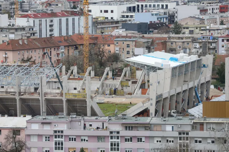 Niče krov na stadionu u Kranjčevićevoj! Ovako nastaje najmoderniji stadion u Hrvatskoj