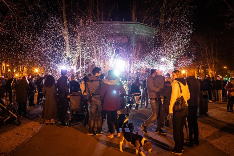 Spektakularni prizori u Zagrebu: Pogledajte kako je bilo večeras