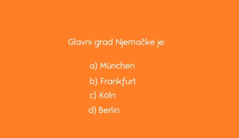 Nevjerojatno je koliko ljudi ne zna glavne gradove ovih država, nemoj nas i ti razočarati