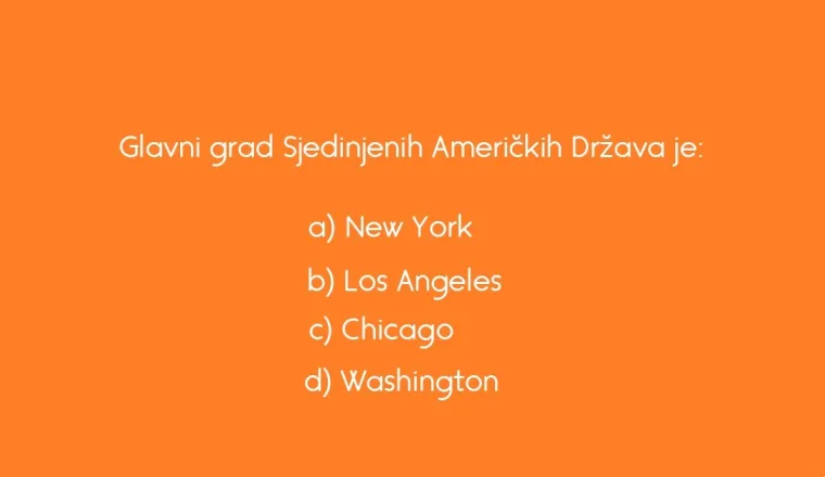 Nevjerojatno je koliko ljudi ne zna glavne gradove ovih država, nemoj nas i ti razočarati