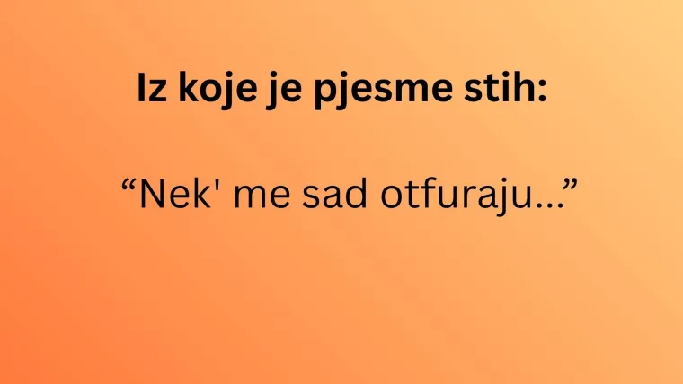 Može&scaron; li prepoznati hitove Prljavog kazali&scaron;ta po jednom stihu? Mora&scaron; imati barem deset točnih