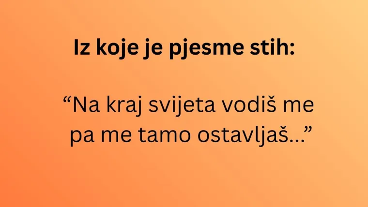 Može&scaron; li prepoznati hitove Prljavog kazali&scaron;ta po jednom stihu? Mora&scaron; imati barem deset točnih