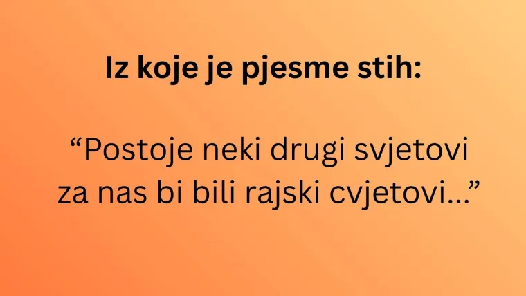 Može&scaron; li prepoznati hitove Prljavog kazali&scaron;ta po jednom stihu? Mora&scaron; imati barem deset točnih
