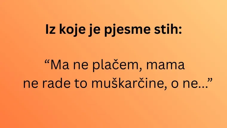 Može&scaron; li prepoznati hitove Prljavog kazali&scaron;ta po jednom stihu? Mora&scaron; imati barem deset točnih