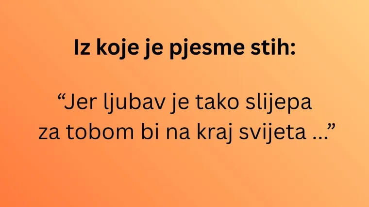 Može&scaron; li prepoznati hitove Prljavog kazali&scaron;ta po jednom stihu? Mora&scaron; imati barem deset točnih