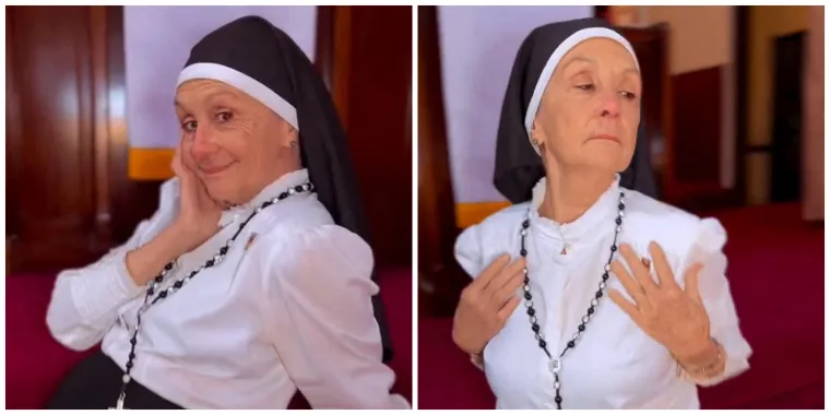 Časna sestra zaludila je internet: Za TikTok snima provokativne poze, korisnici imaju jednu želju