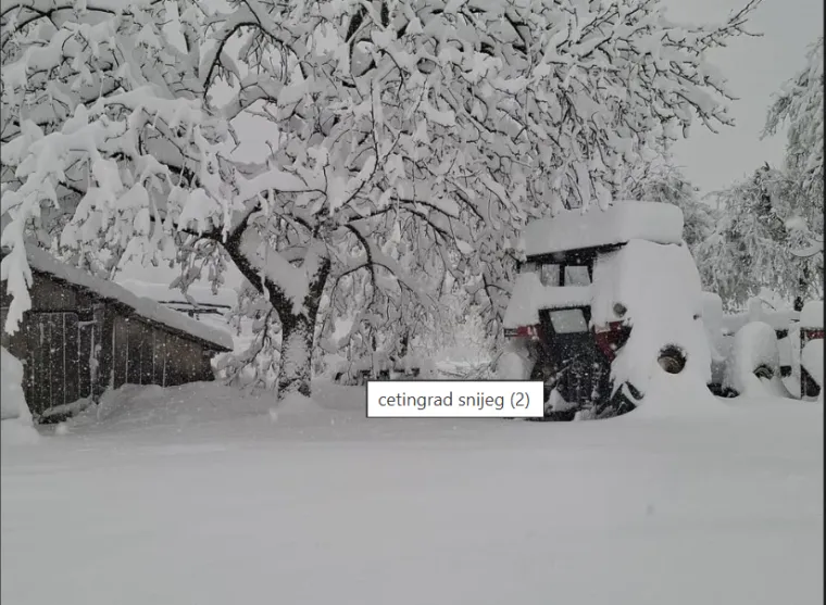 Snježni &scaron;ok u Hrvatskoj! Proljeće nestalo preko noći, ovi prizori su nestvarni...