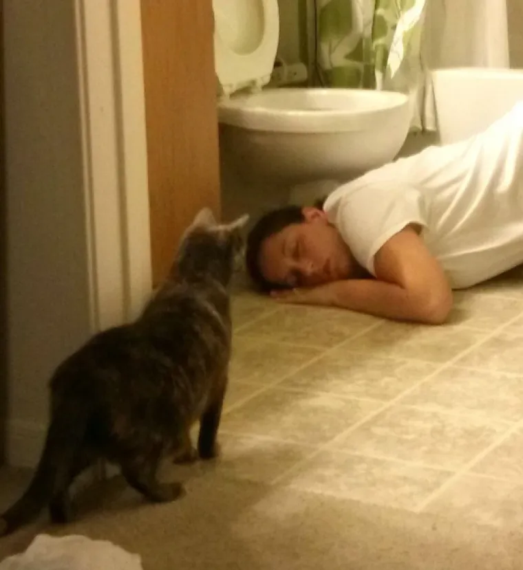 Spavanje s hranom ili nasred ulice? Ovi ljudi izgubili su bitku s umorom na najluđim mjestima