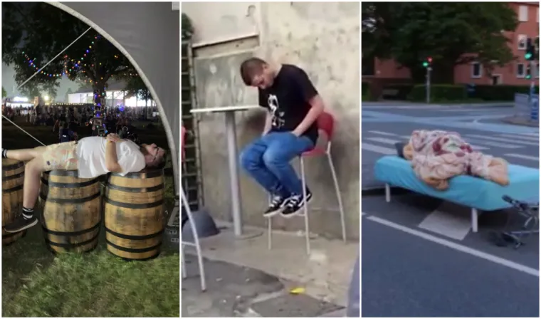 Spavanje s hranom ili nasred ulice? Ovi ljudi izgubili su bitku s umorom na najluđim mjestima