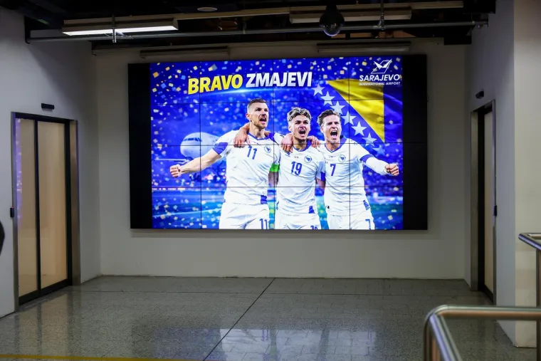 Pogledajte kako su navijači BiH dočekali Džeku i ostale heroje