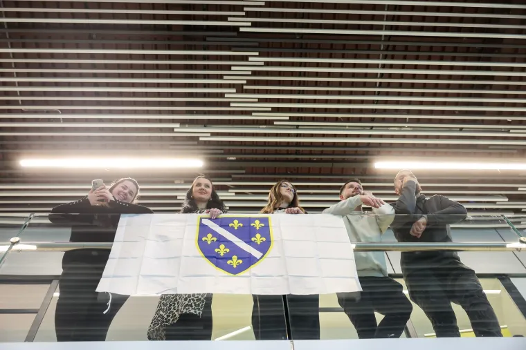 Pogledajte kako su navijači BiH dočekali Džeku i ostale heroje