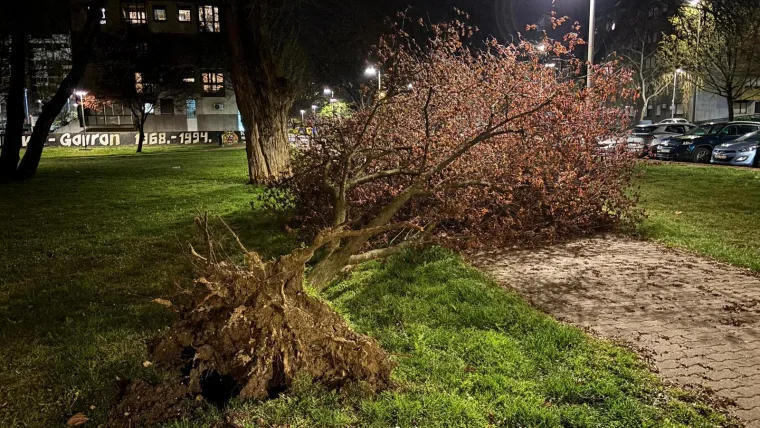 Oluja 'počupala' Bundek: Pogledajte &scaron;to je ostalo od omiljenog zagrebačkog parka